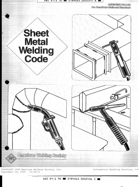 society sheet metal welding code torrent|aws welding standards download.